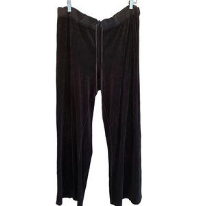 Vintage Juicy Couture Authentic y2k velour wide leg lounge pants plus size 1X
